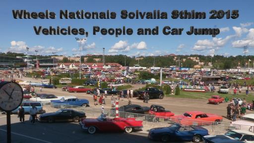 Wheels Nationals Solvalla Stockholm Aug 2015 , Vehicles, people and car jump